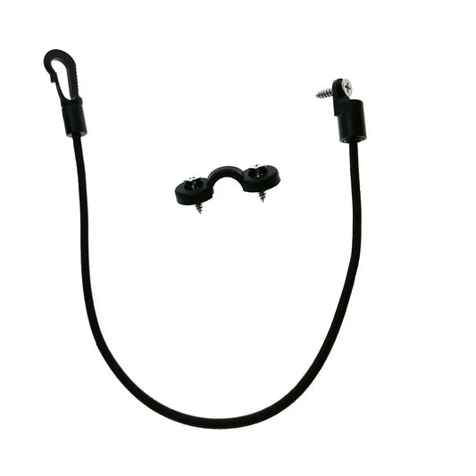 12" 18" Boat Rod Tamer Strap Fishing Elastic Bungee Cord Rod Holder Deck Mount Connector