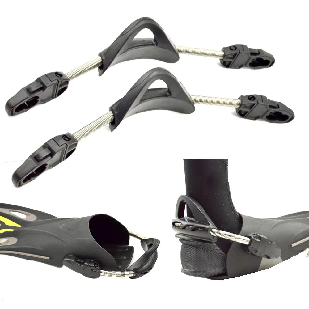 3 Size Scuba Diving Fin Spring Heel Strap