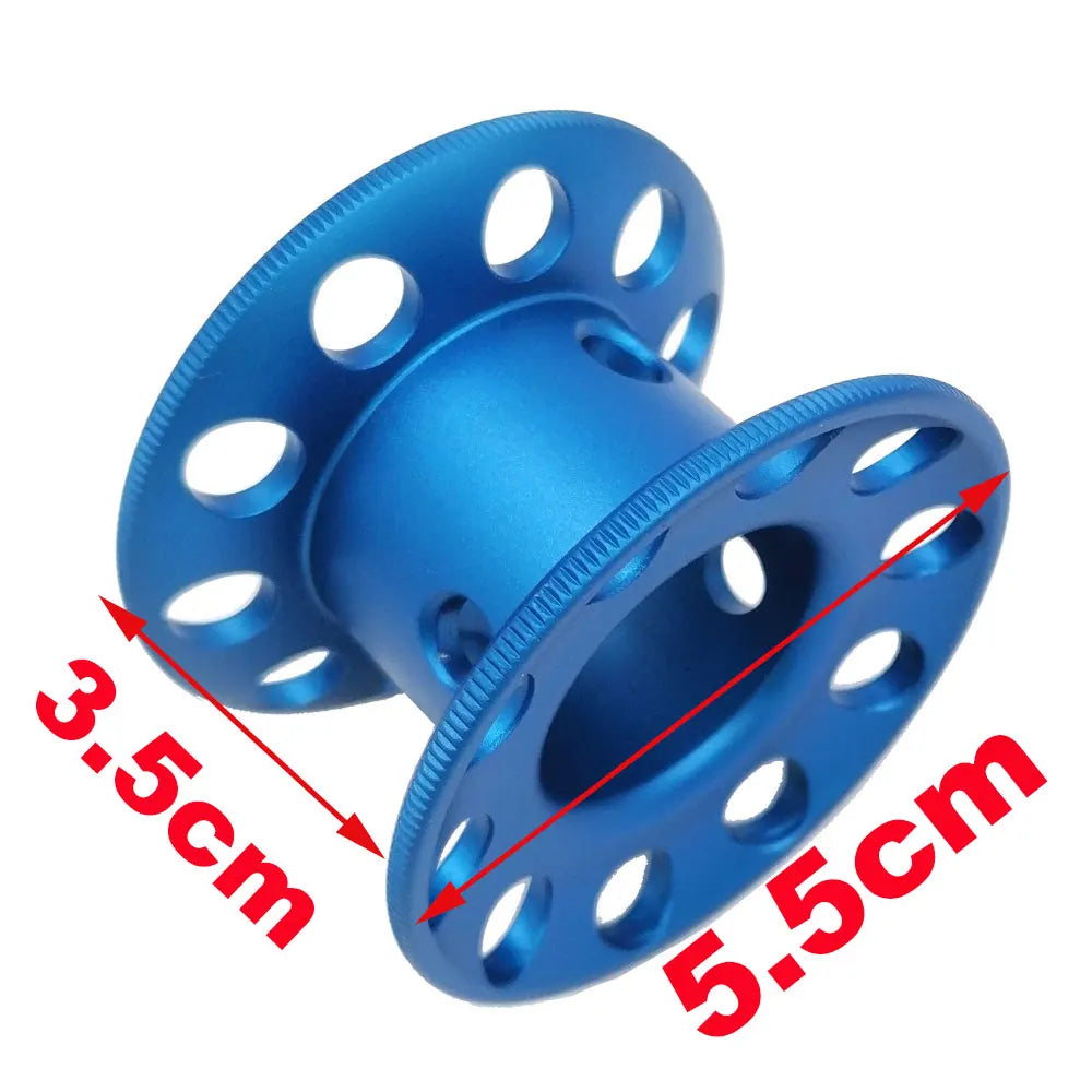Mini Scuba Diving Spool Finger Reel Bolt Snap Hook