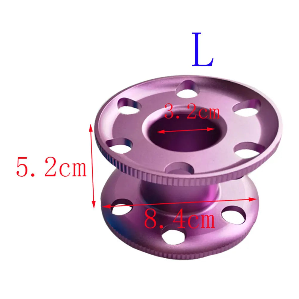 Scuba Diving Blank Finger Reel Diver Water Sports Aluminum Alloy Guide Line Spool