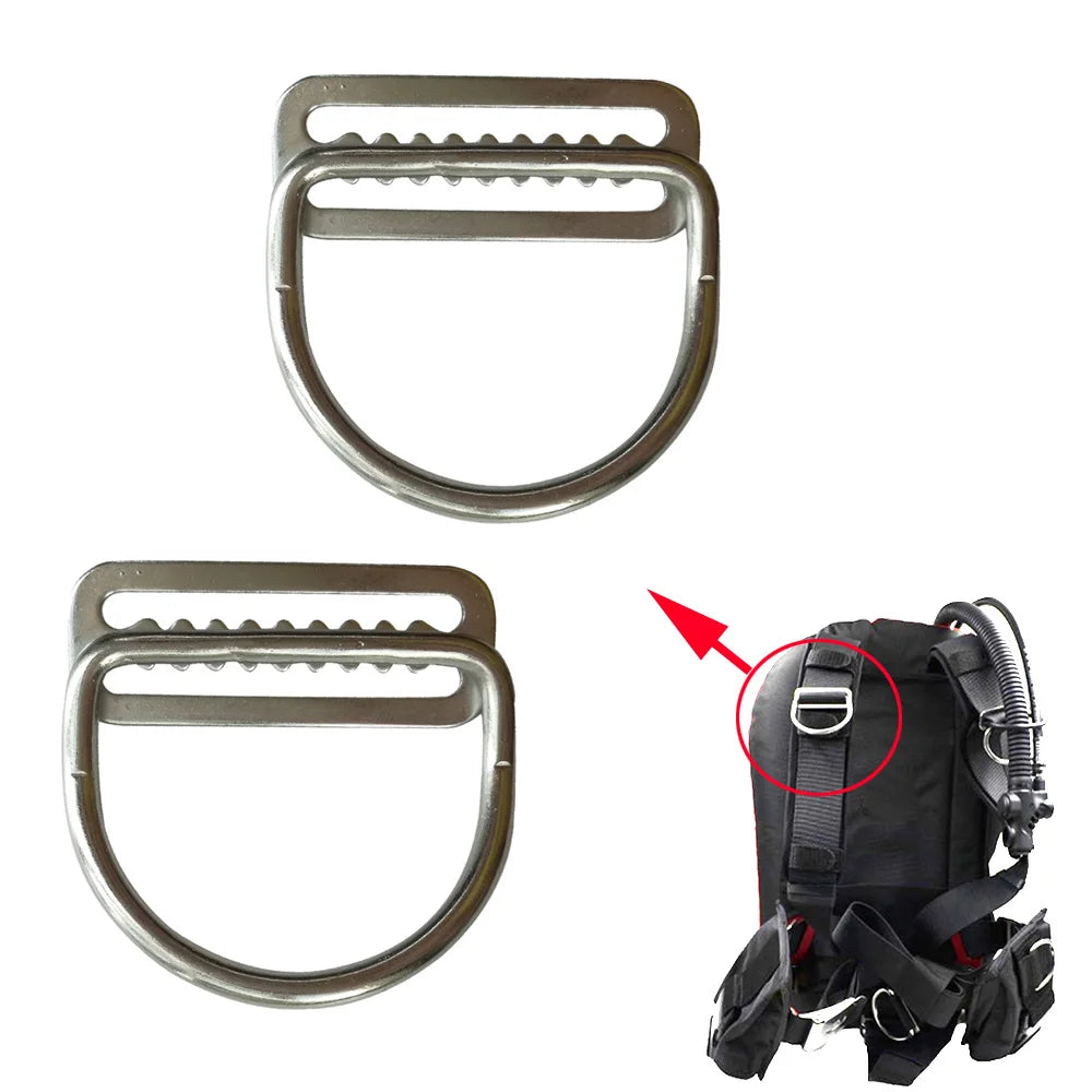 Diving Weight Belt Keeper With D Ring for 5cm
