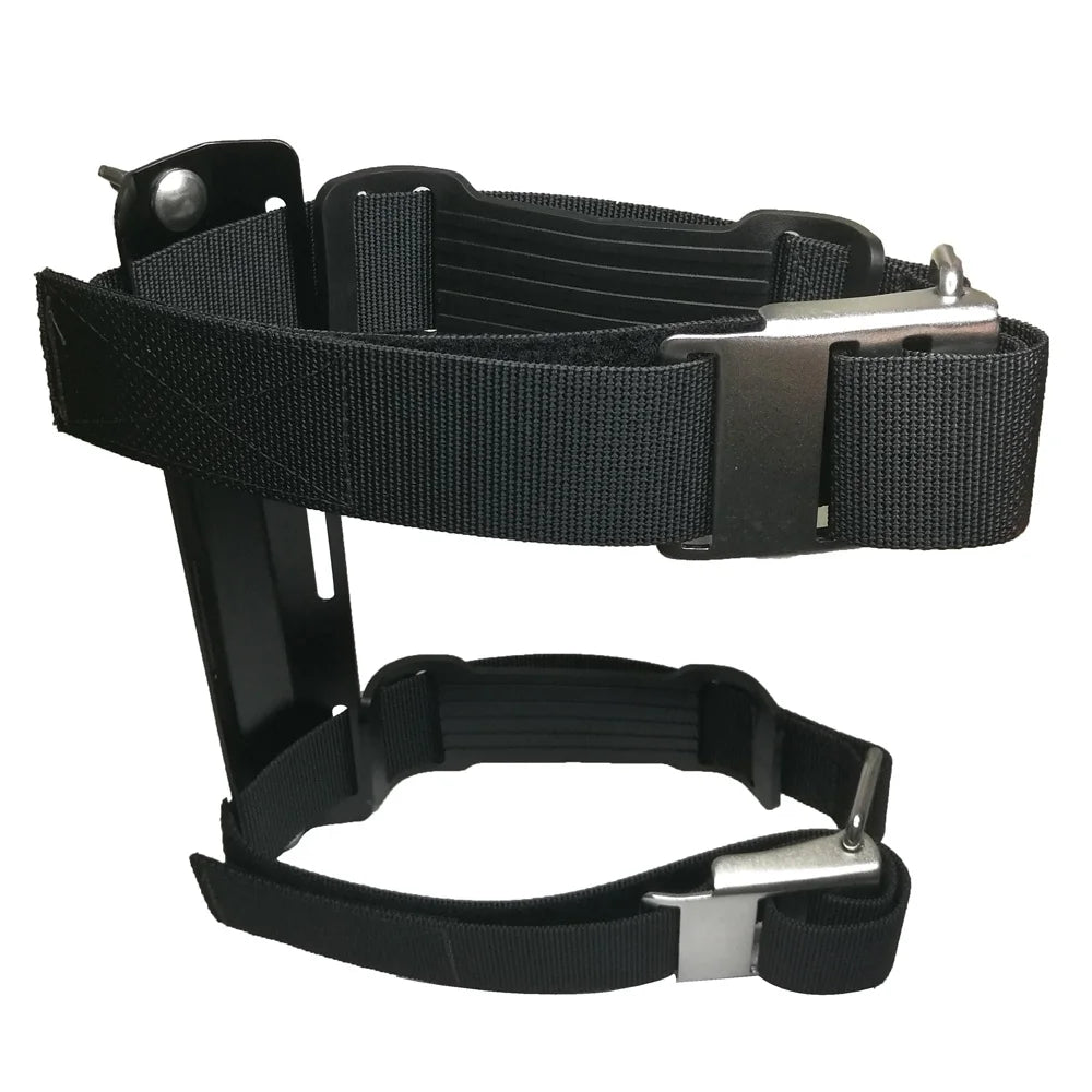 Aluminum Tech Scuba Diving Single Tank Adapter with 2 Tank Straps for Scuba Diving BCD Backplate Adapter System Set