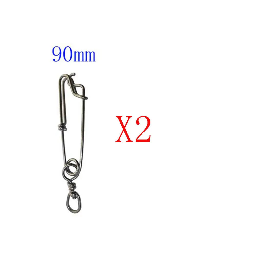 2PCS Stainless Steel Tuna Fishing Clip Snap with B.L Swivel for Spearfishing Long Line Fishing Accessories Fishing Tools