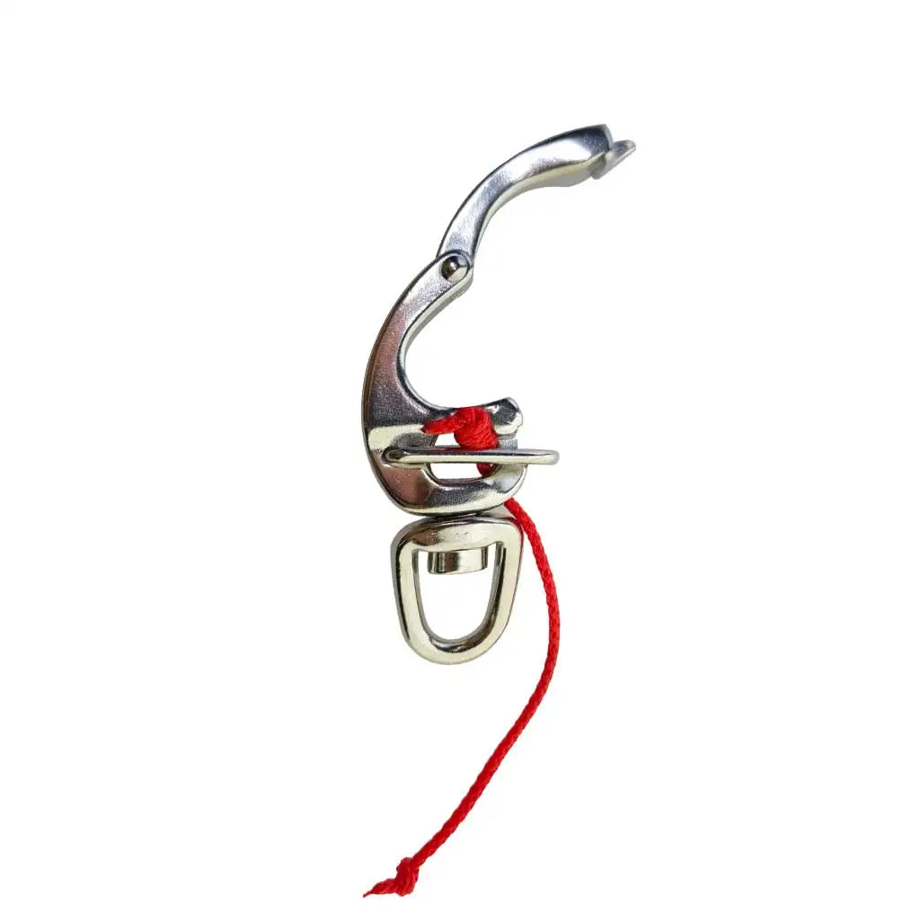 Quick Release Boat Snap Shackle with Small Swivel Eye 316 SS Yacht Truck Car Apartment RV Fast Eye Snap Hook