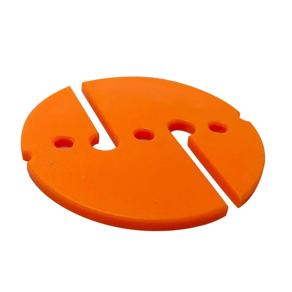Round Circle Dive Line Arrow Marker for Scuba Cave Wreck Technical Diving Safety Rope Line Marker PVC