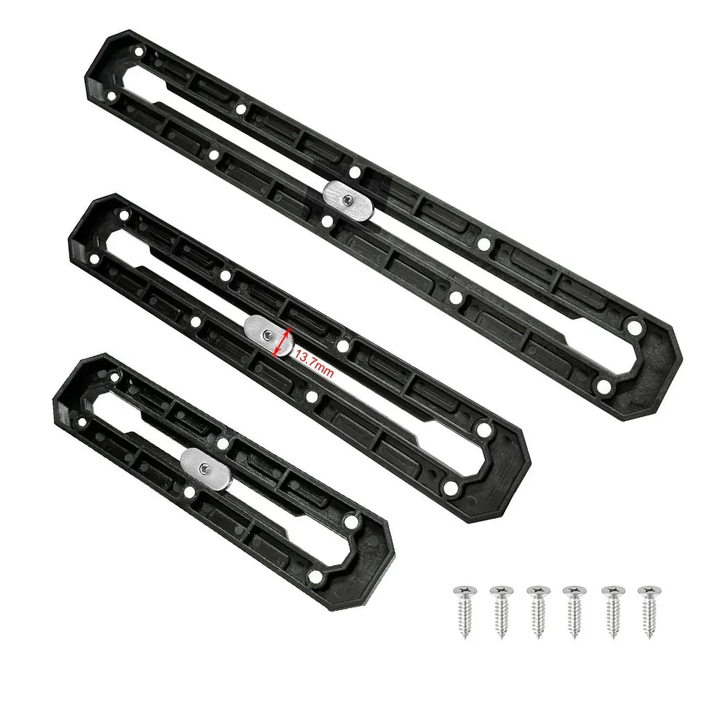 Kayak Track Base Low Profile Kayak Gear Rail Mount Track with Smooth Surfaces for Canoe Kayak Power Boat Tractor