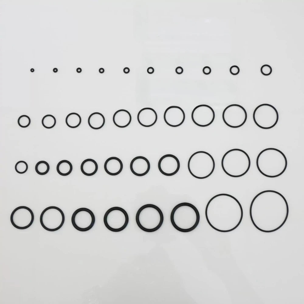 200PC Scuba Diving O-Ring Kit Dive Gear Service O-ring kit Cylinder DIN Yoke Low High Pressure Port SPG O-ring