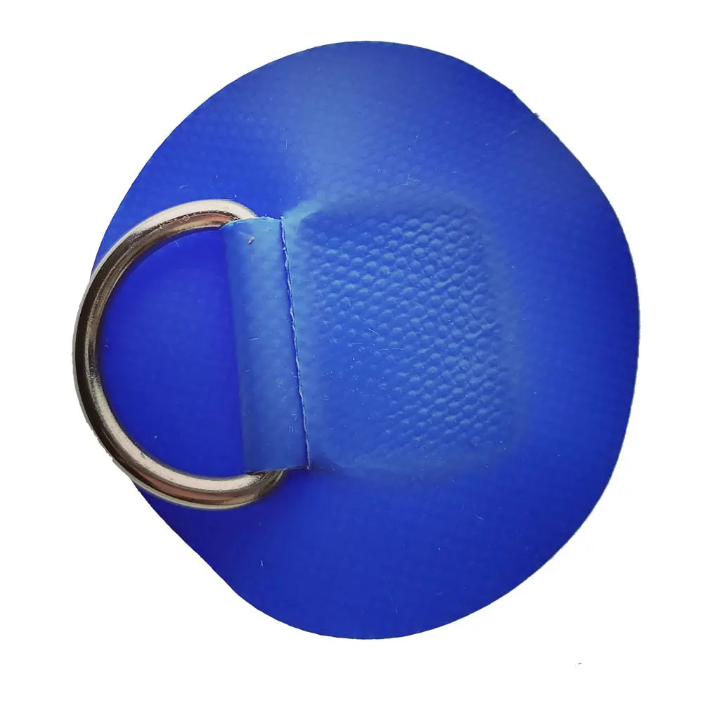 Diameter 6.5cm PVC Round Pad Patch with Stainless Steel D Ring for Surfboard Inflatable Boat Raft Dinghy Kayak