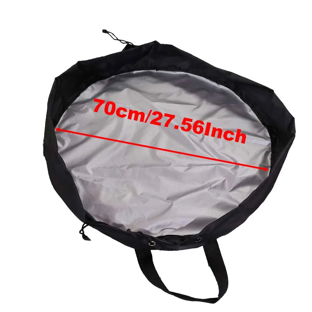 70cm Waterproof Swimming Wetsuit Change Mat Beach Sand Proof Clothes Changing Carrying Bag Storage Diving Surfing Clothes Bag