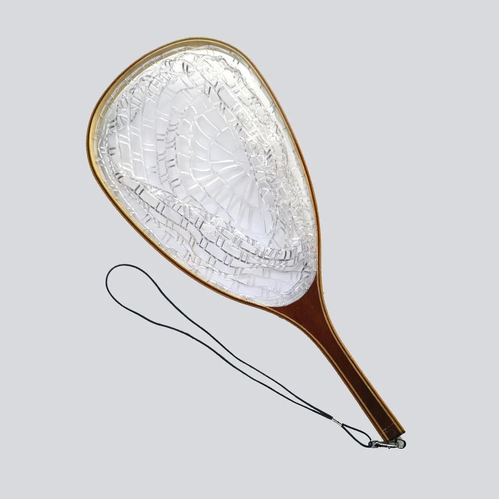 Fly Fishing Landing Net Soft Rubber Trout Net Catch and Release Net Outdoor Fish Tackle Tool Equipment