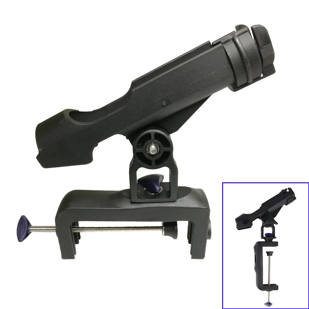 Clamp on Removable Yacht Kayak Canoe Fishing Rod Rack Holders