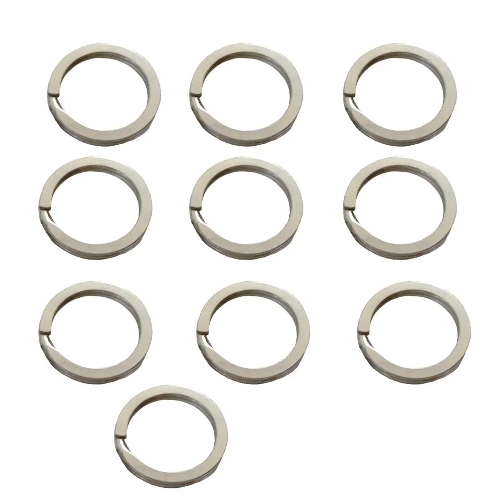 316 Stainless Steel Water Sport Keychain Keyring Split Ring Loop