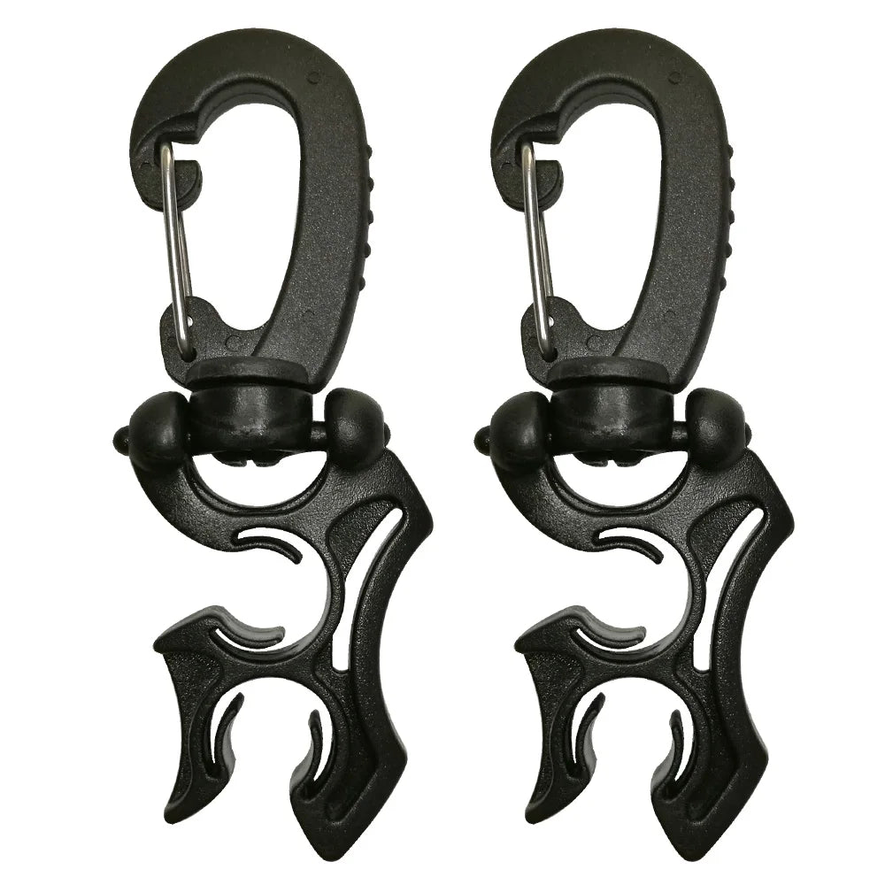 Regulator Double BCD Hose Holder with Clip