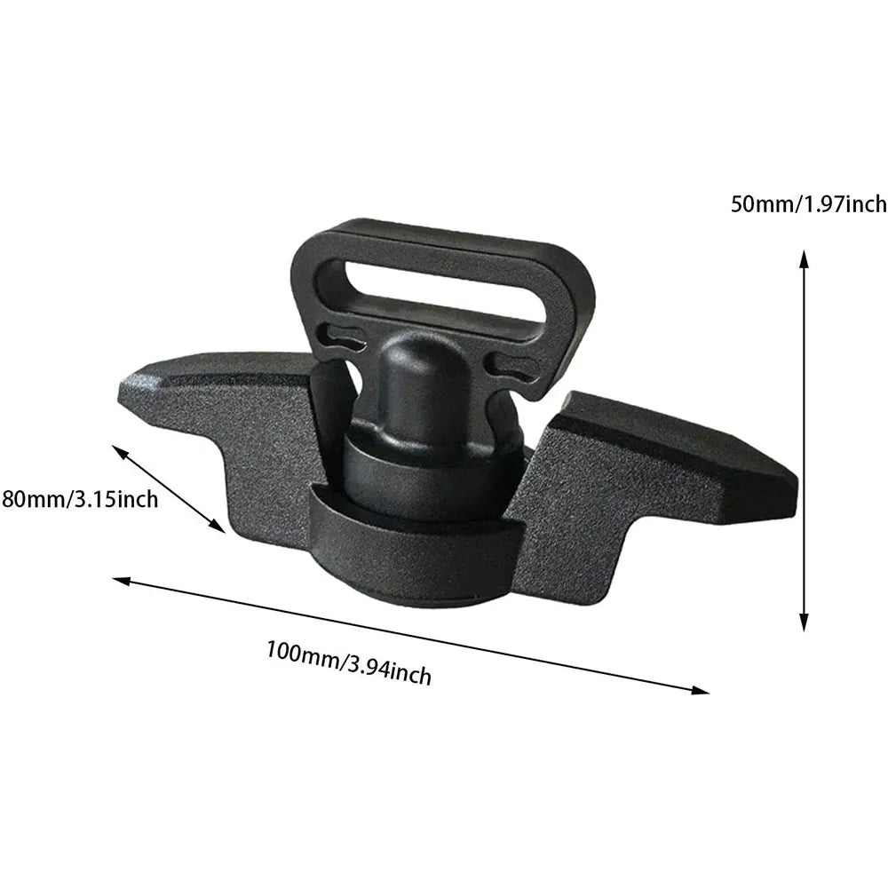 Kayak Track Mount Cleat Kayak Fishing Accessories Sturdy Nylon Line Cleat for Track Mount Kayak Anchor Cleat for Canoes Decks