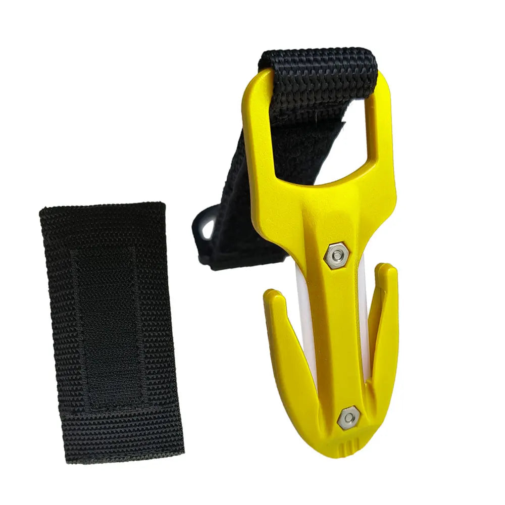 Ceramic Blade Scuba Diving Cutting Special Knife Line Cutter Underwater Knife Spearfishing Sheath Safety Emergency Holder
