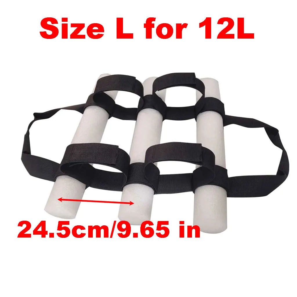 Scuba Diving Tank Rack Holder Keeper for Car Trunk Dive Gear Cylinder 2 Tanks UVA Flex Foam Collapsible Tank Anti-bump Rack