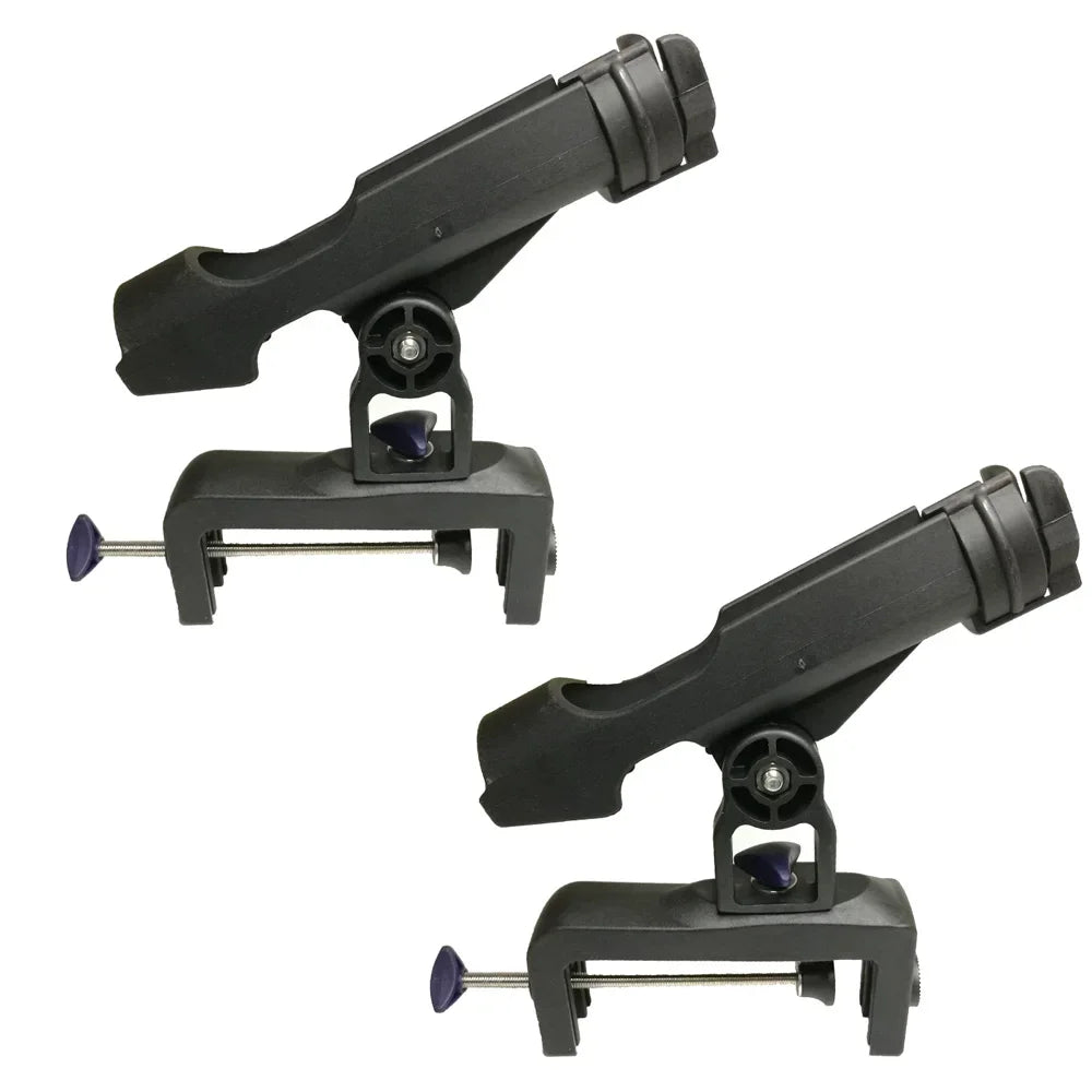 Clamp on Removable Yacht Kayak Canoe Fishing Rod Rack Holders