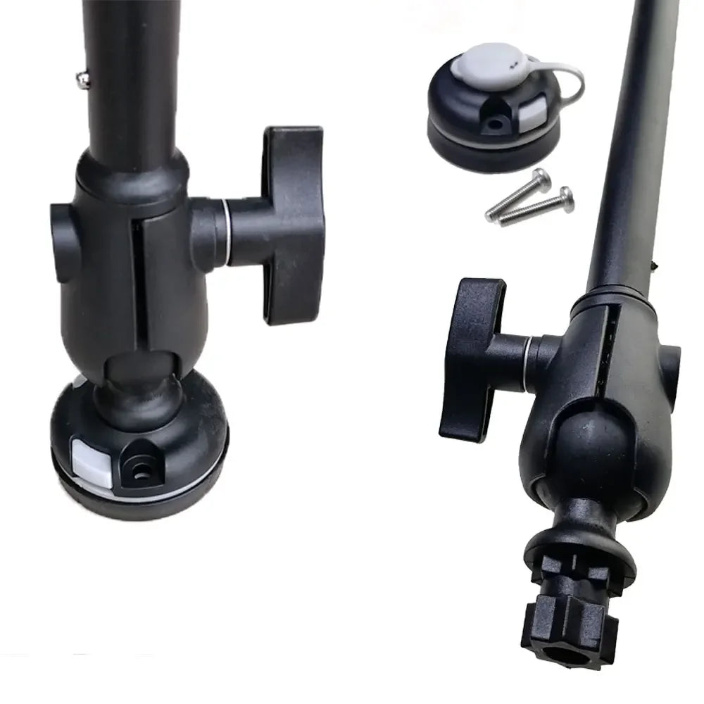 Aluminum Fishing Finder Mount GPS Transducer Bracket Arm Mounting System