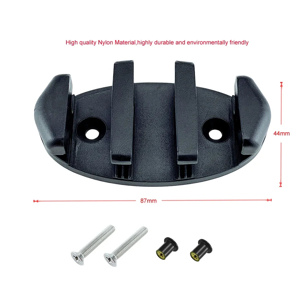 Marine Nylon Plastic Marine Zig Zag Anchor Trolley Cleat Rope Device Kayaks Canoes Boat Decks Replacement Rowing Accessories