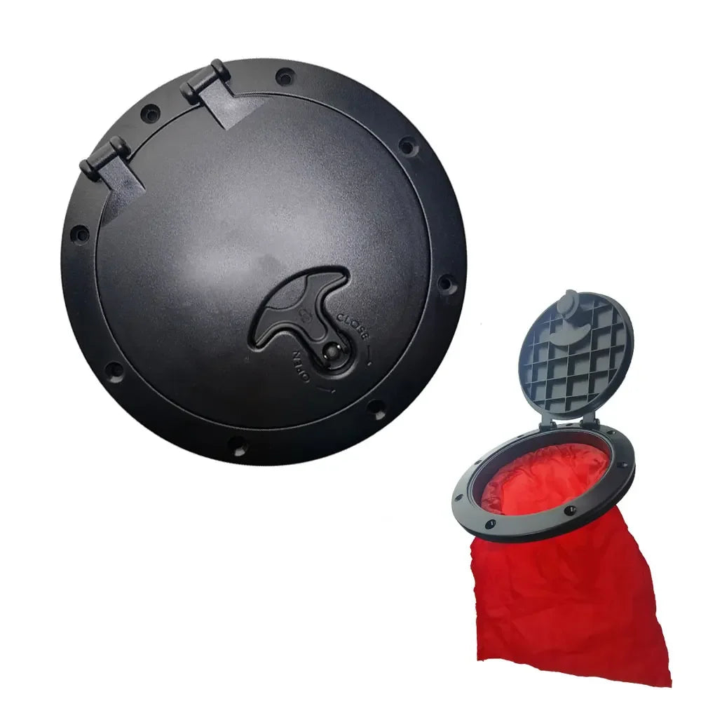 6 8 Inch Kayak Boat Twist-N-Seal Hatch Cover Retrofit Kit Marine ABS Kayak Deck Plate With Storage Bag