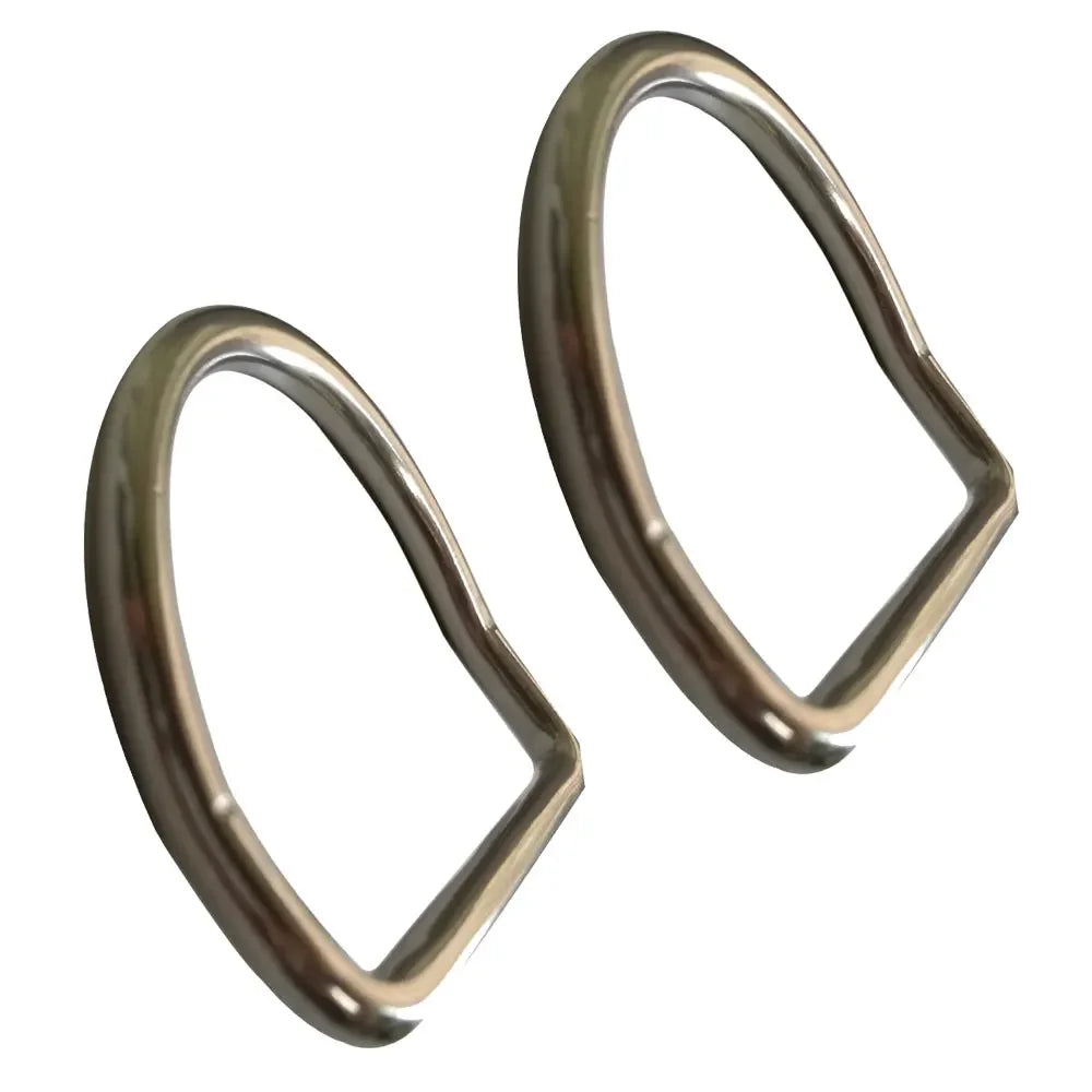 2" Stainless Steel Scuba Diving Weight Belt Slide Keeper D Ring