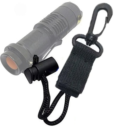BCD Scuba Gear Clips Lanyard for Diving-Quick Release Equipment Breakaway ID Lanyard Keyring Compass Flashlight Holder Console