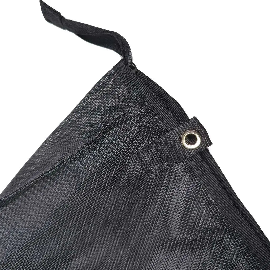 Big Size Heavy Duty Anchor Rope Zipper Pouch UV-Proof Mesh Storage Bag Line Organizer Pocket For Yacht Marine Boat Hanging