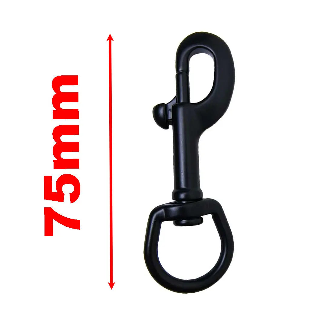 316 SS Scuba Diving Clips Swivel Eye Snap Hook Dive Single Ended Bolt Hook Buckle Dog Clip Gear Equipment for Underwater