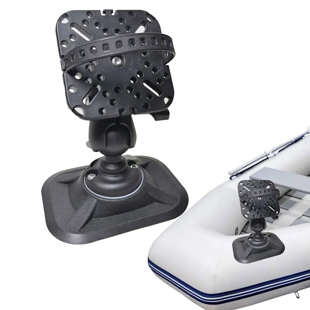 Swivel GPS Electronics Fish Finder Mount Bracket for Inflatable PVC Boat Kayak Marine Yatch Watercraft Accessories Holder