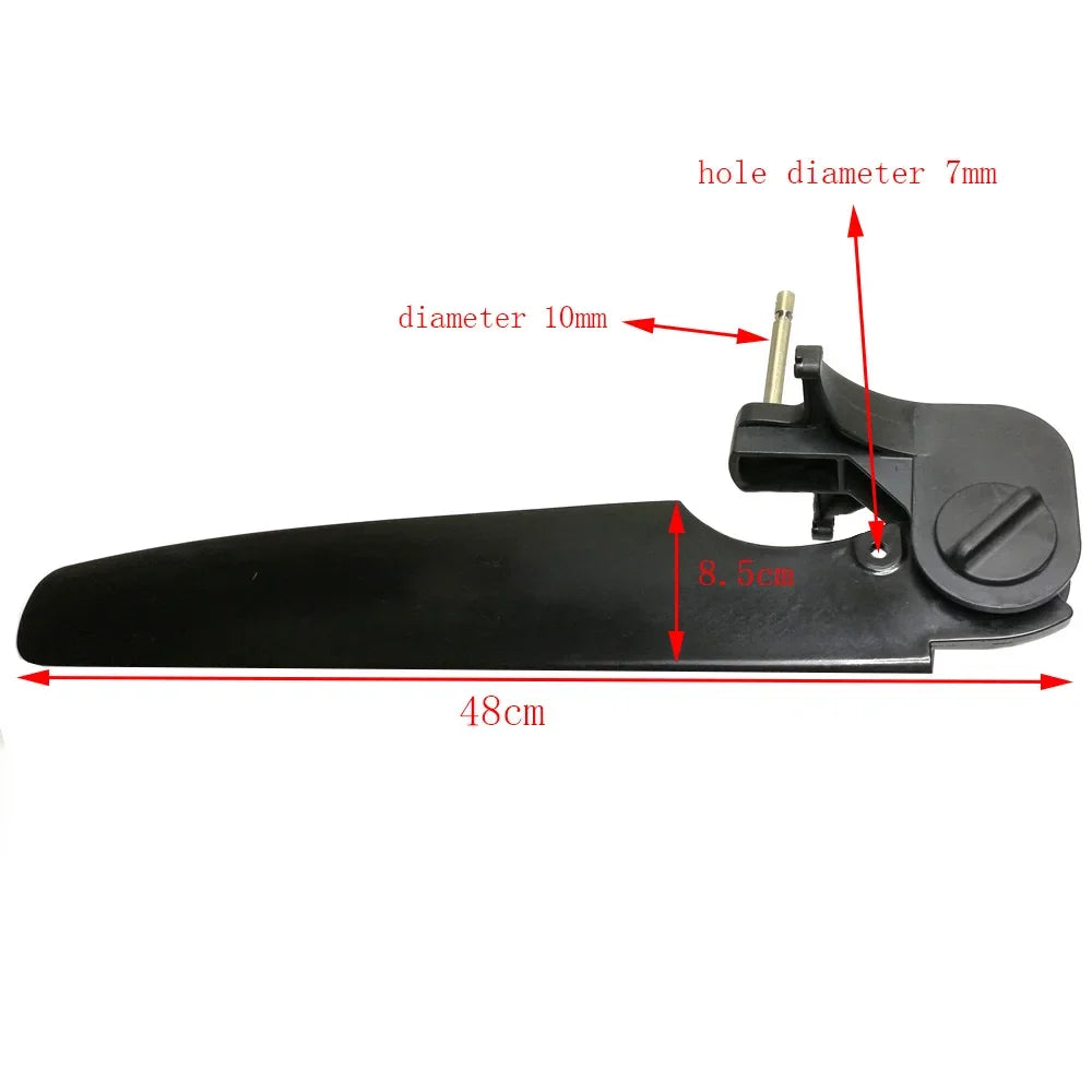 Nylon Plastic Watercraft Canoe Kayak Rudder Blade