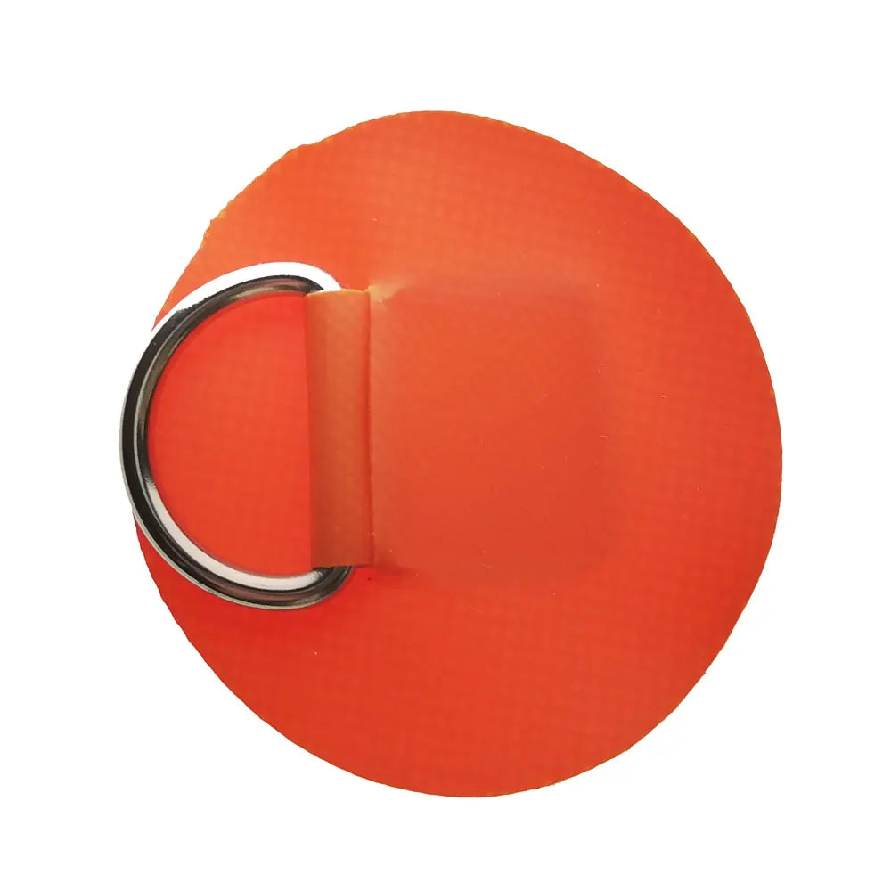 Diameter 6.5cm PVC Round Pad Patch with Stainless Steel D Ring for Surfboard Inflatable Boat Raft Dinghy Kayak