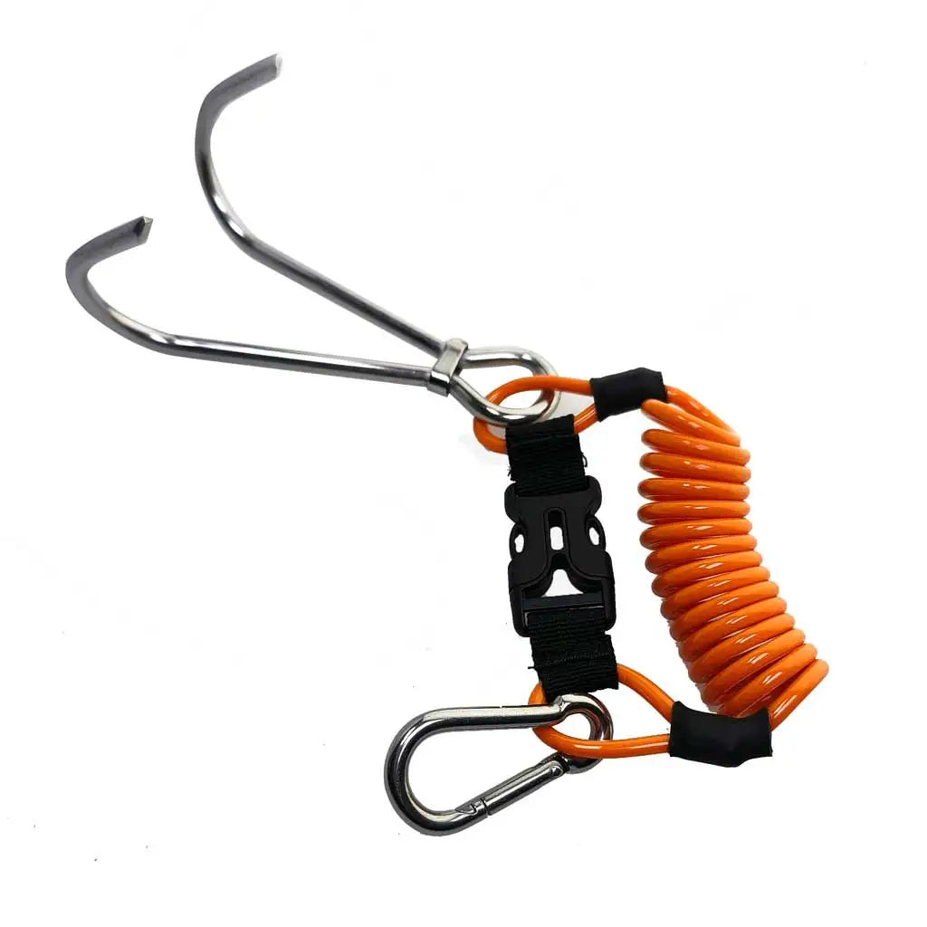 316 Stainless Steel Scuba Diving Tech Cave Double Single Reef Hook Diving Strong Currency Drift Hook Diver Safety Gear