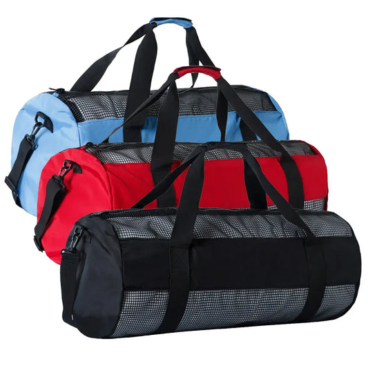 Heavy Duty Large Mesh Scuba Diving Gear Bag for Snorkel Swim Gym Fitness Hiking Travel Surfing Water Skiing Carry Holdall Tool