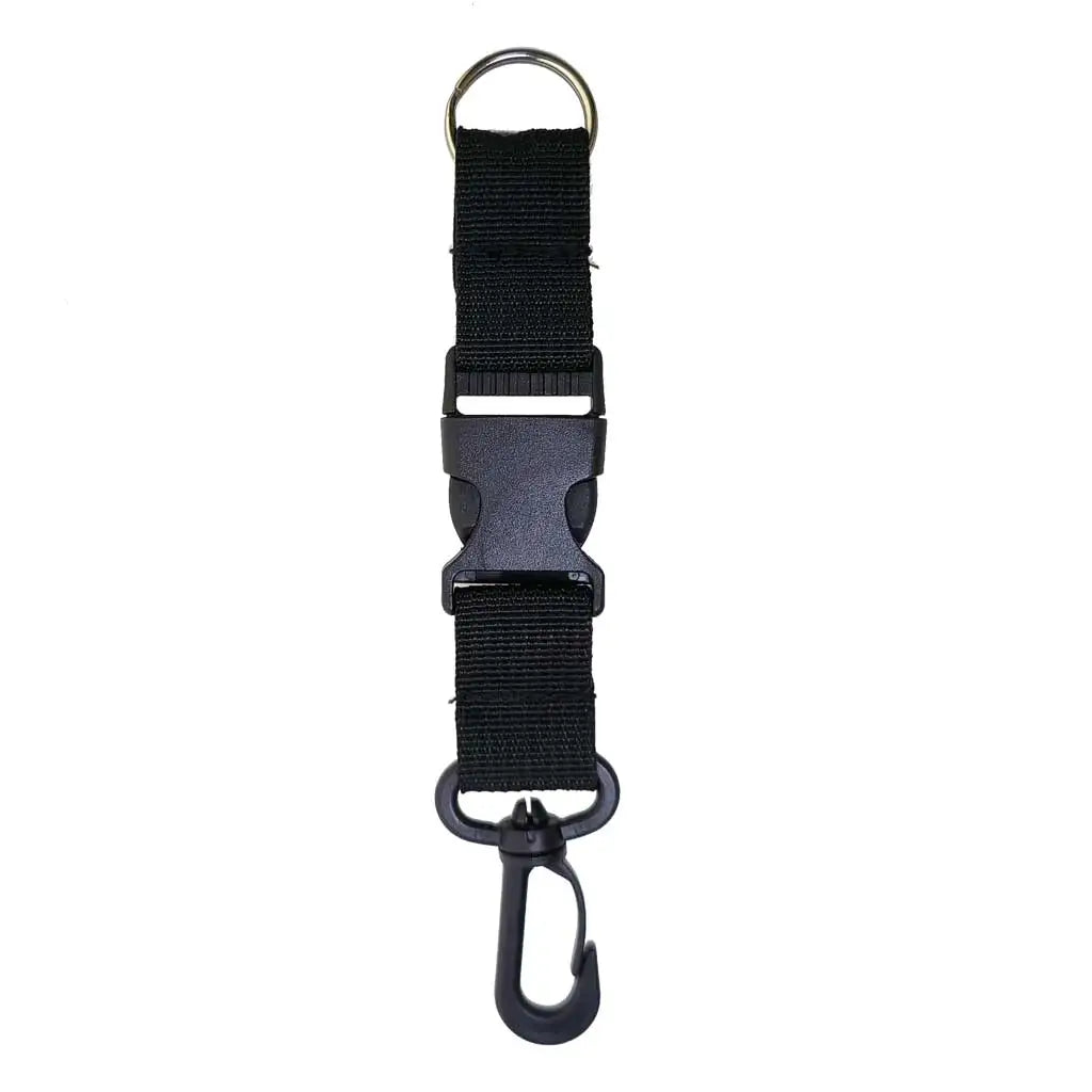 Scuba Diving Quick release Lanyard Clip  Spearfishing Free Diving BCD Webbing Lanyard Holder Strap