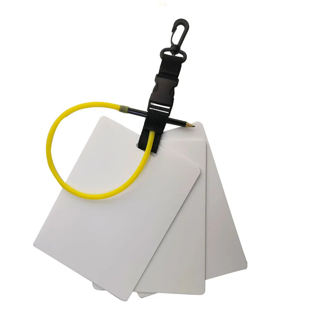 3 Panels Scuba Diving Writing Slate Pad Board