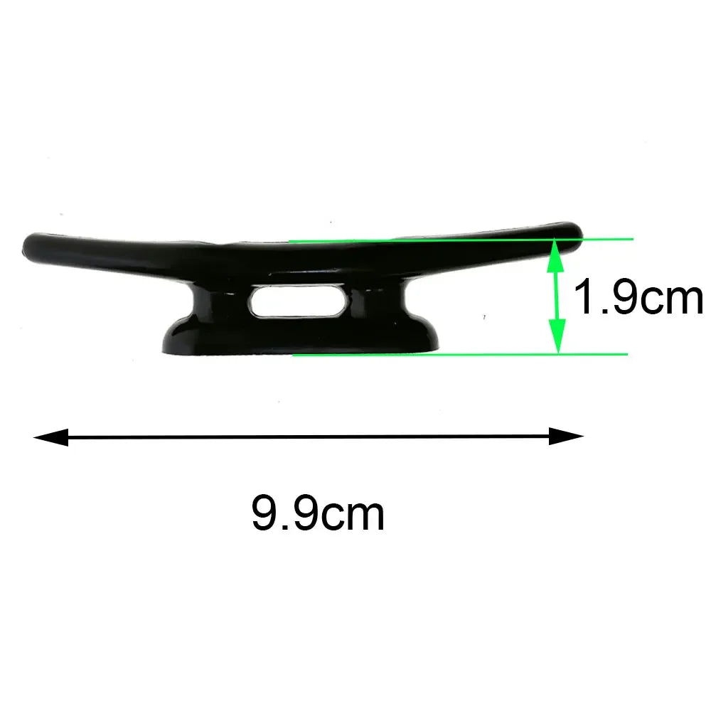 Nylon Plastic Low Flat Cleat Open Base Cleat Marine Boat Yacht Deck Line Rope Tie Boat Hardware Accessories