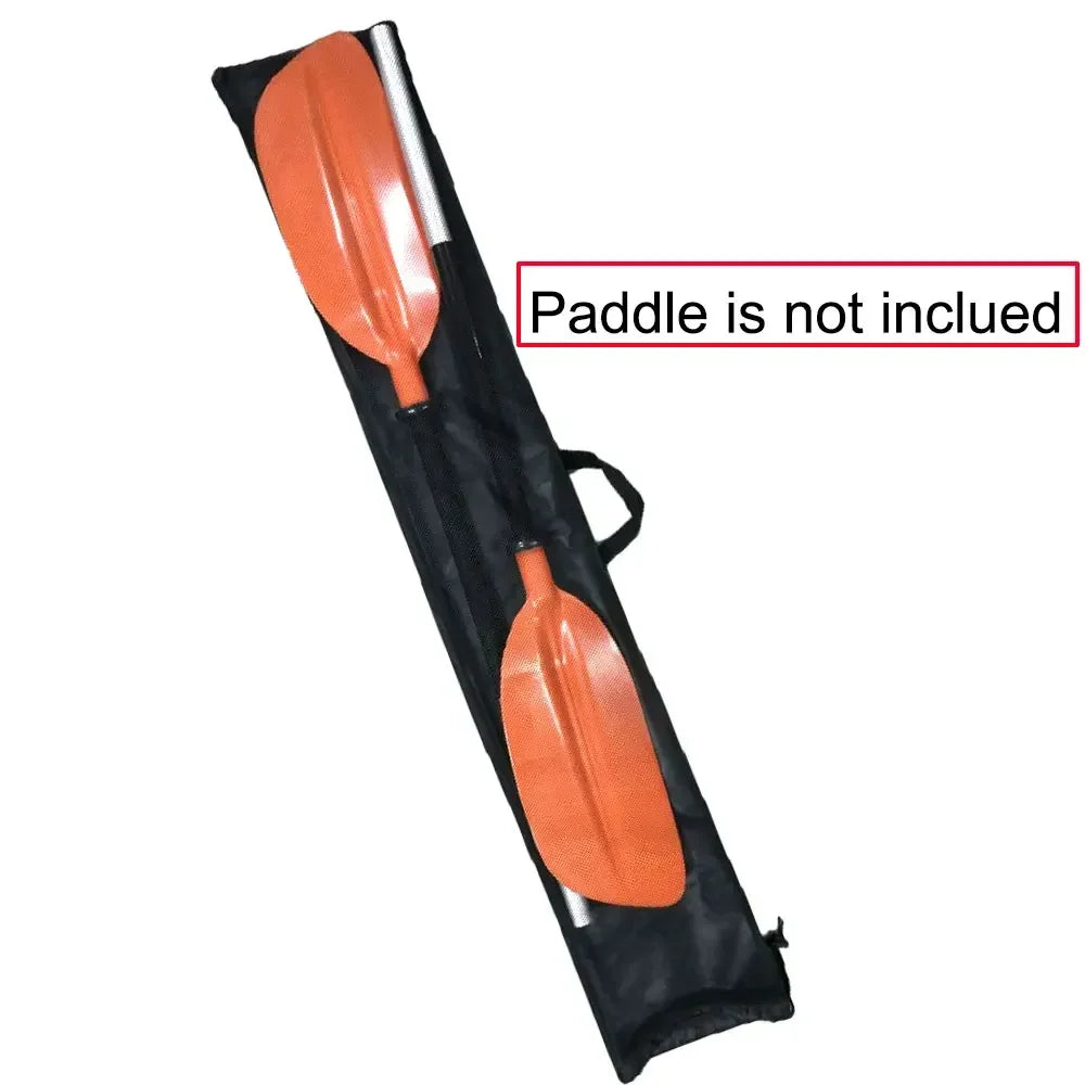 Mesh Kayak Paddle Bag Canoe Dinghy Split Shaft Oar Bag SUP Paddle Transportation Drawstring Storage Pouch