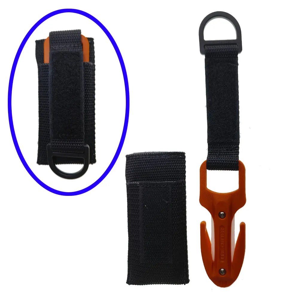 Ceramic Blade Scuba Diving Cutting Special Knife Line Cutter Underwater Knife Spearfishing Sheath Safety Emergency Holder