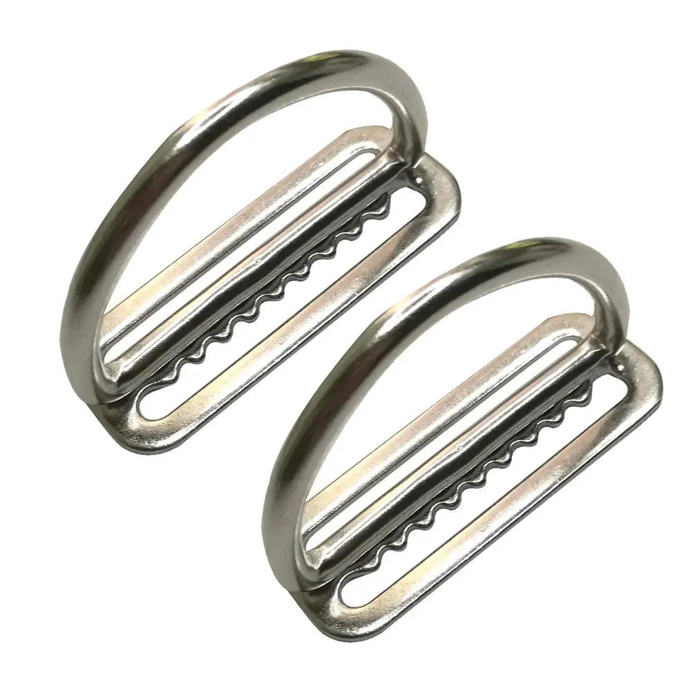 2" Stainless Steel Scuba Diving Weight Belt Slide Keeper D Ring
