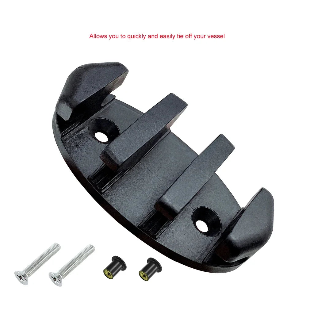 Marine Nylon Plastic Marine Zig Zag Anchor Trolley Cleat Rope Device Kayaks Canoes Boat Decks Replacement Rowing Accessories