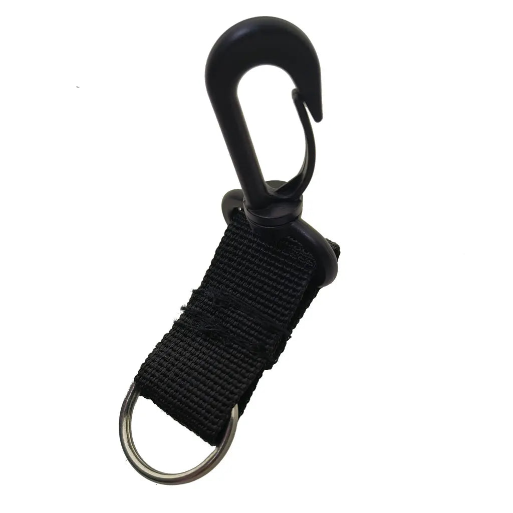 316 Stainless Nylon Scuba Diving Webbing Holder Lanyard Strap Carabineer Keeper Holder Strap