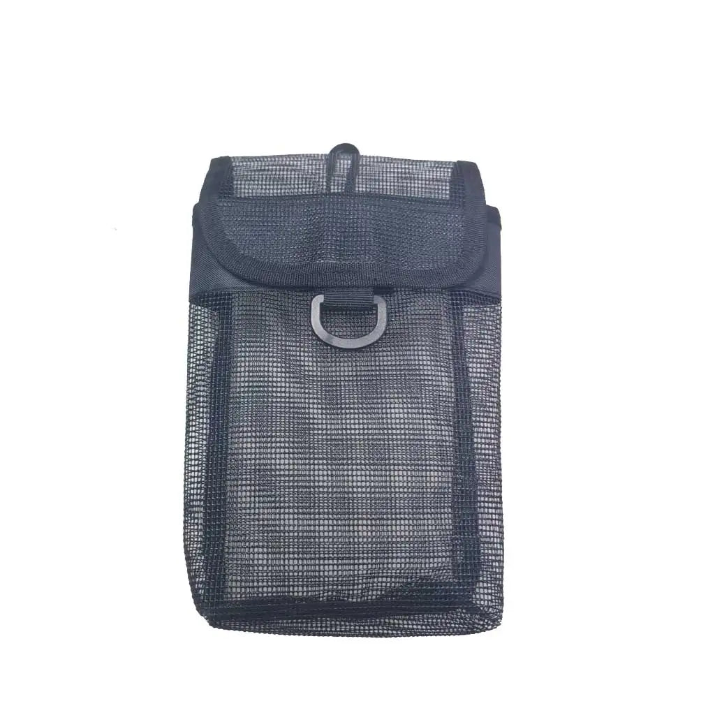 Scuba Diving SMB Carrier Mesh Bag Portable Tech Wreck Diving Surface Marker Buoy Pouch Snorkeling Spool Finger Reel Pocket