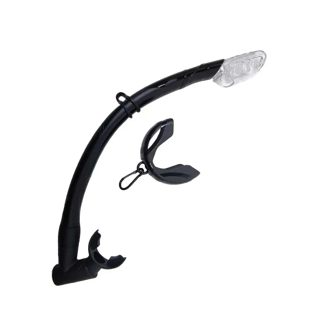 Diving Snorkel Silicone Full Dry Tube Underwater Diving One way purge valve Snorkeling Air Breathing Tube Hose