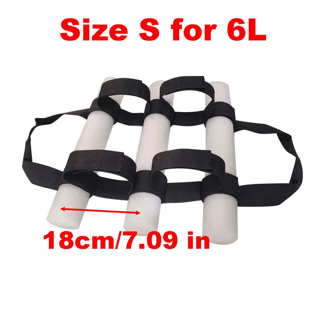 Scuba Diving Tank Rack Holder Keeper for Car Trunk Dive Gear Cylinder 2 Tanks UVA Flex Foam Collapsible Tank Anti-bump Rack