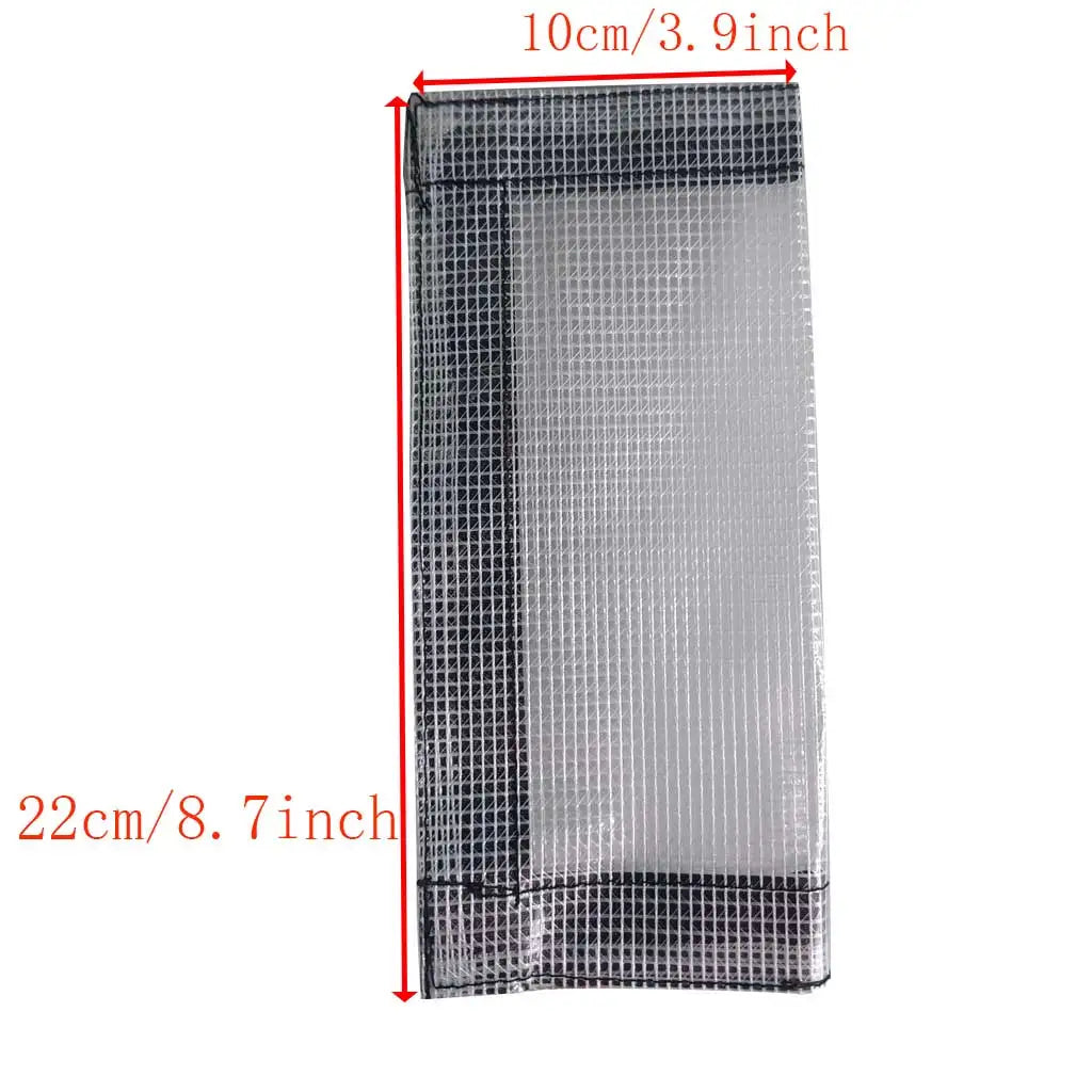 Fishing Bait Cover Durable PVC Lure Wraps Fishing Tackle Gear Keeper Outdoor Fishing Bait Storage Bag