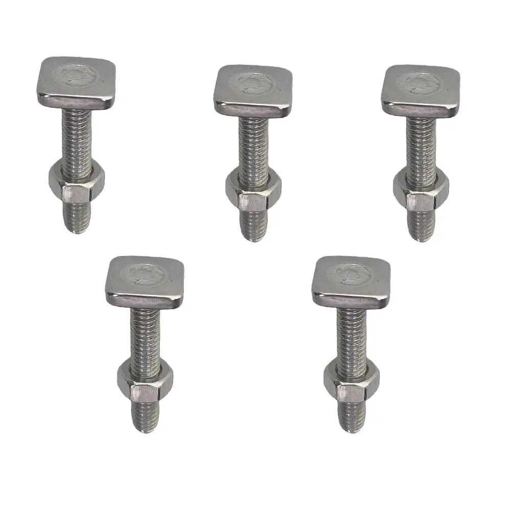 Kayak Rail Sliding T-Nut Threads M6 Track Mounting T-Slot Bolt Easy to Install Hammer Head