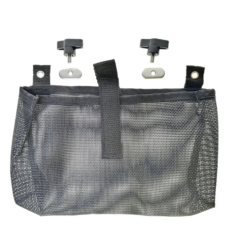 Kayak Canoe Mesh Beverage Beer Pouch Bag With Nuts Screws Fishing Boat Slide Track Mount Tools Storage