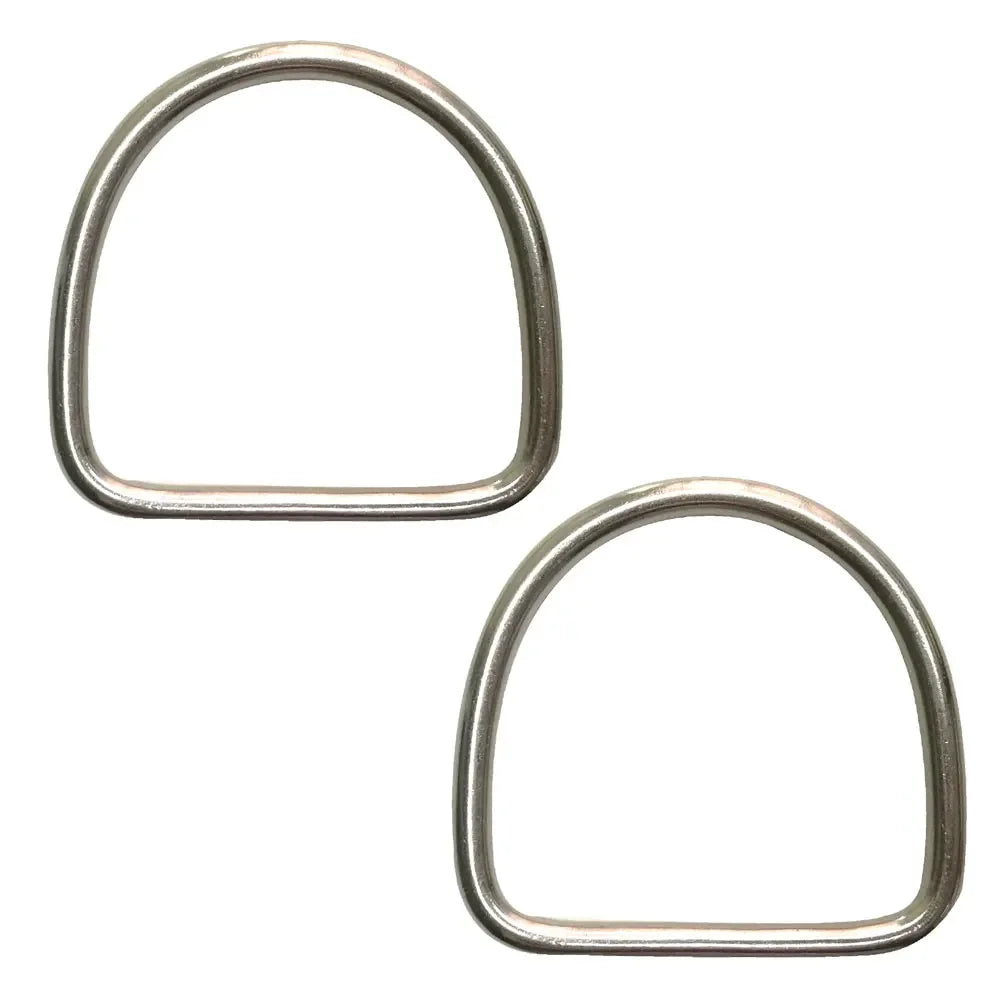 2" Stainless Steel Scuba Diving Weight Belt Slide Keeper D Ring