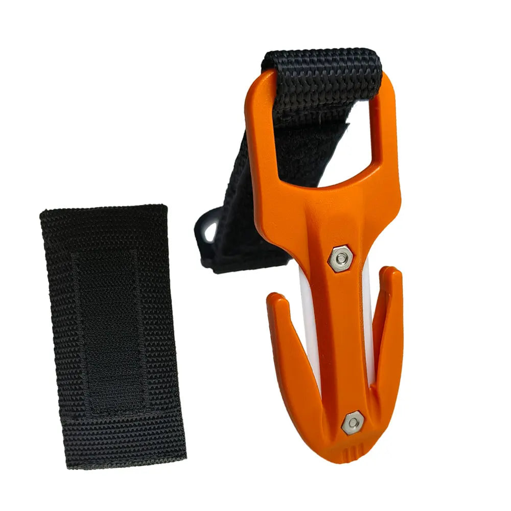 Ceramic Blade Scuba Diving Cutting Special Knife Line Cutter Underwater Knife Spearfishing Sheath Safety Emergency Holder