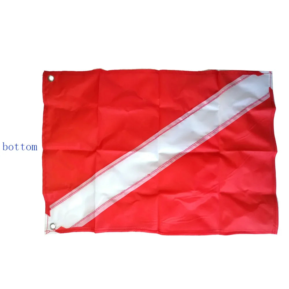 2 Size Large Dive Boat Flag